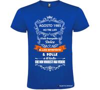 T-shirt personalizzata uomo Il lato tranquillo dolce e folle