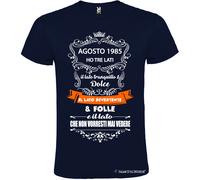 T-shirt personalizzata uomo Il lato tranquillo dolce e folle