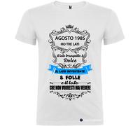 T-shirt personalizzata uomo Il lato tranquillo dolce e folle