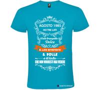 T-shirt personalizzata uomo Il lato tranquillo dolce e folle