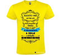 T-shirt personalizzata uomo Il lato tranquillo dolce e folle