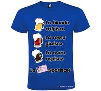 T-shirt personalizzata uomo la bionda la rossa la mora Italian Style Diffusion®