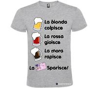 T-shirt personalizzata uomo la bionda la rossa la mora Italian Style Diffusion®