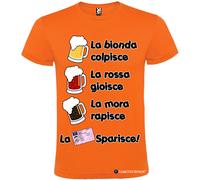 T-shirt personalizzata uomo la bionda la rossa la mora Italian Style Diffusion®