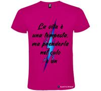 T-shirt personalizzata uomo la vita è una tempesta Italian Style Diffusion®