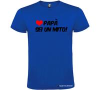 T-shirt personalizzata uomo Papà sei un mito Italian Style Diffusion®