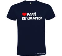 T-shirt personalizzata uomo Papà sei un mito Italian Style Diffusion®