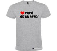 T-shirt personalizzata uomo Papà sei un mito Italian Style Diffusion®