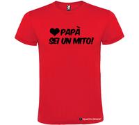 T-shirt personalizzata uomo Papà sei un mito Italian Style Diffusion®