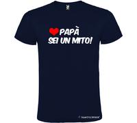 T-shirt personalizzata uomo Papà sei un mito Italian Style Diffusion®