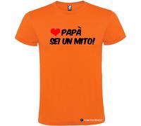 T-shirt personalizzata uomo Papà sei un mito Italian Style Diffusion®