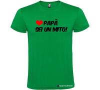T-shirt personalizzata uomo Papà sei un mito Italian Style Diffusion®