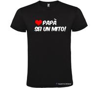 T-shirt personalizzata uomo Papà sei un mito Italian Style Diffusion®