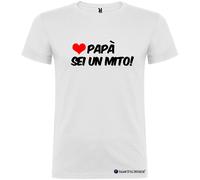 T-shirt personalizzata uomo Papà sei un mito Italian Style Diffusion®
