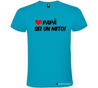 T-shirt personalizzata uomo Papà sei un mito Italian Style Diffusion®