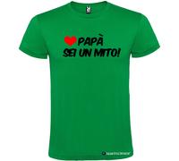 T-shirt personalizzata uomo Papà sei un mito Italian Style Diffusion®
