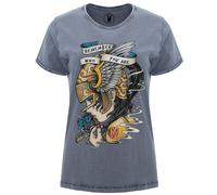 T-shirt Personalizzata Vintage Remember Who You Are Effetto Denim