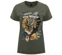T-shirt Personalizzata Vintage Remember Who You Are Effetto Denim