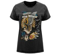 T-shirt Personalizzata Vintage Remember Who You Are Effetto Denim