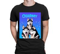 T-shirt personalizzate con il tuo nome gatto amanti degli animali regalo...