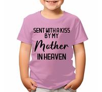 T-shirt personalizzate con nome inviato con un bacio dalla mia gravidanza...