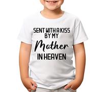 T-shirt personalizzate con nome inviato con un bacio dalla mia gravidanza...