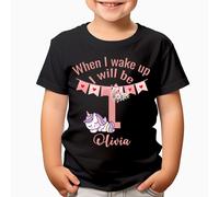 T-shirt personalizzate con qualsiasi nome quando mi sveglio sarò un...