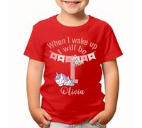 T-shirt personalizzate con qualsiasi nome quando mi sveglio sarò un...
