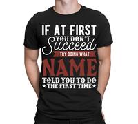 T-shirt personalizzate con qualsiasi nome se non riesci prova a fare ciò...