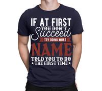 T-shirt personalizzate con qualsiasi nome se non riesci prova a fare ciò...