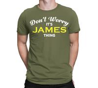 T-shirt personalizzate da uomo personalizzate Don't Worry Its A Your Name...