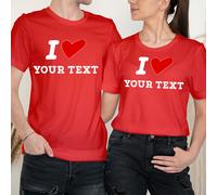 T-shirt personalizzate My Valentine Happy Valentine's Day coppia amore...