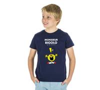T-Shirt Personalizzato Bambini Ragazzo Maniche Corte Colore Blu Marino