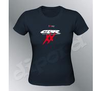 T-Shirt Personalizzato CBR 1100 XX Super Blackbird Donna Moto Nero