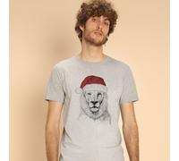 T-Shirt Personalizzato Uomo Maniche Corte Stampato In Francia Colore Grigio