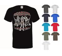 T Shirt Pin Up Girl Hot Rod V8 & Automotiv In 10 Colori Modello Quarter Mile