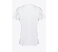 T-SHIRT PINKO LOGO RICAMATO BIANCO 101752A1NWZ04