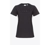 T-SHIRT PINKO RICAMO LOGO NERO 101752A1NWZ99