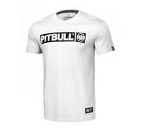 PITBULL - T-Shirt Magliette Uomo Bianco XL Manica Corta Hilltop - Maglietta Sportiva, T Shirt, Maglietta Uomo Manica Corta, T-Shirt Classica vestibilità Regolare
