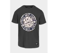 T-shirt PitBull da uomo Maglietta in cotone SAN DIEGO SUN Pit Bull West Coast