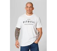 T-shirt PitBull da uomo Maglietta in cotone USA CAL Pit Bull West Coast
