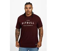 T-shirt PitBull da uomo Maglietta in cotone USA CAL PitBull West Coast