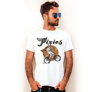 T-Shirt Pixies ufficiale maglia maglietta originale adulto bianca Rock