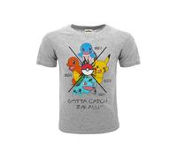 T-Shirt Pokemon - Gotta Catch 'Em All Grigia 12/13
