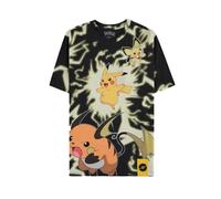T-Shirt Pokemon Pikachu Evolution Lightning XL