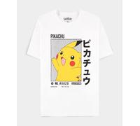 Pokemon: Pikachu White (T-Shirt Unisex Tg. S) -