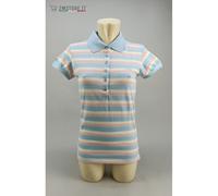 T-shirt POLO a Righe Piquet Donna LEE TOPS Slim Fit Stretch Quality Top Vintage