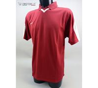 T-Shirt Polo Uomo NIKE Dry-Fit SWOOSH Rosso Sportwear Tennis Golf AMERICAN FIT