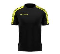 Givova T-Shirt Poly Band Giallo Fluo/Nero Taglia 3XL Unisex
