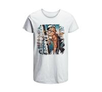 T-Shirt Popeye Braccio di Ferro Uomo Abbigliamento 100% Cotone Taglia da S a XXL